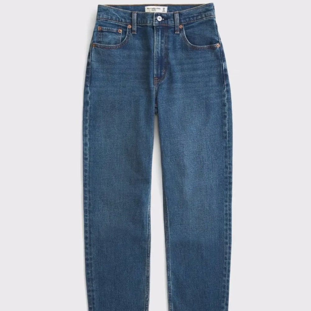 Abercrombie & Fitch High Rise Stretch Mom Jean